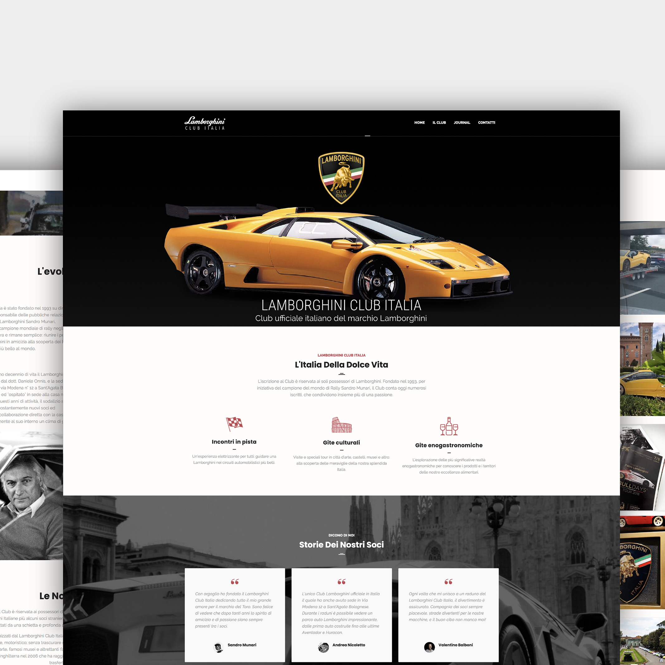 Lamborghini Club Italia sito web