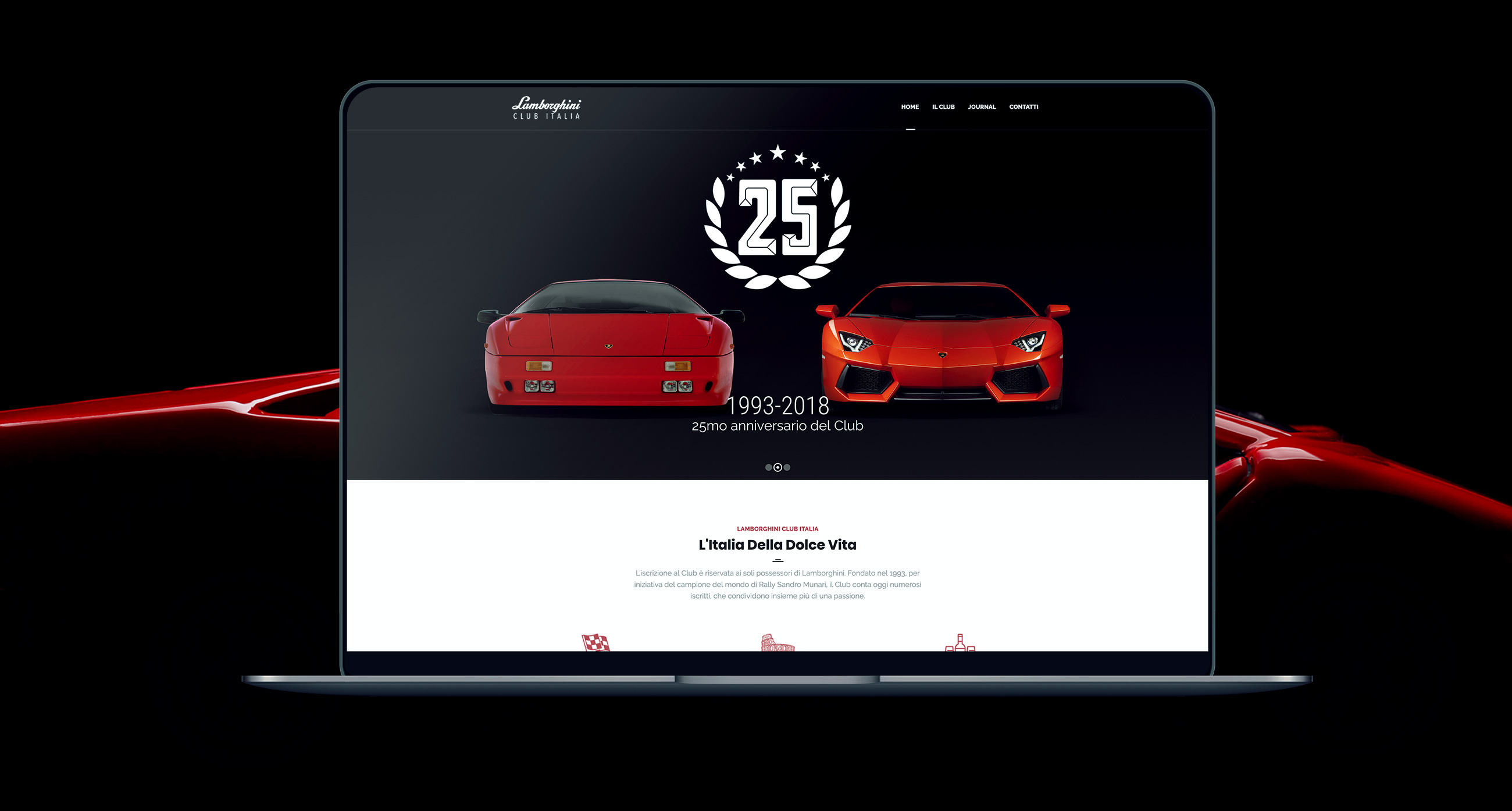 Lamborghini Club Italia sito web