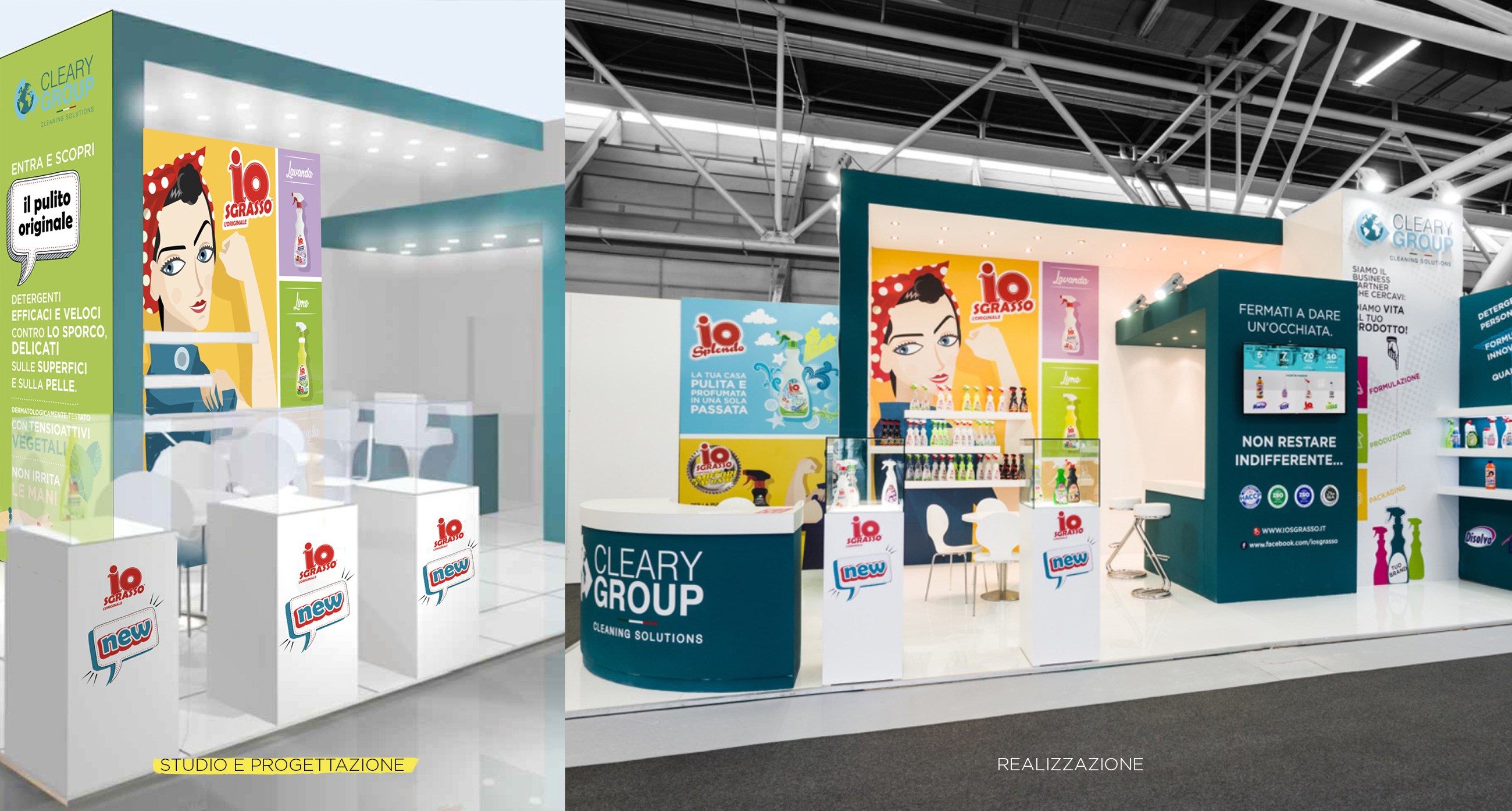 Cleary Group design stand Fiera Marca Bologna