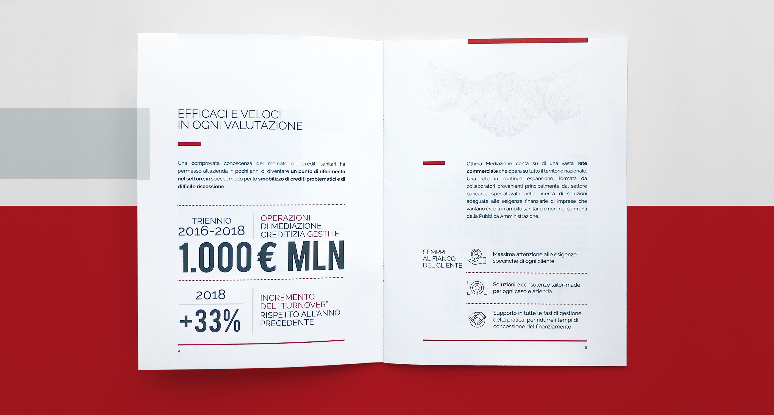 Ottima Mediazione company profile design