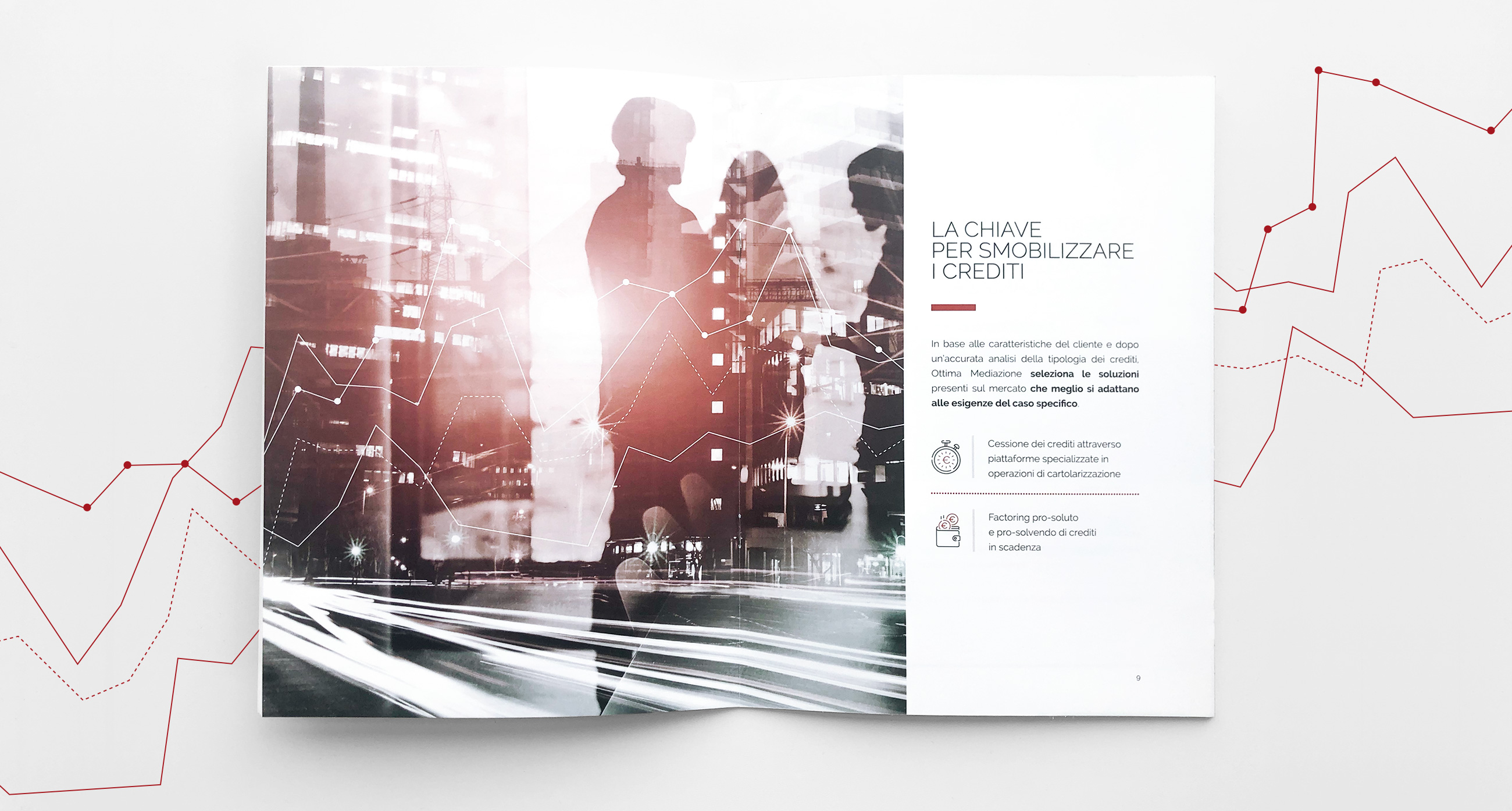 Ottima Mediazione company profile design